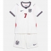 England Bukayo Saka #7 Hjemmedraktsett Barn VM 2026 Kortermet (+ Korte bukser)